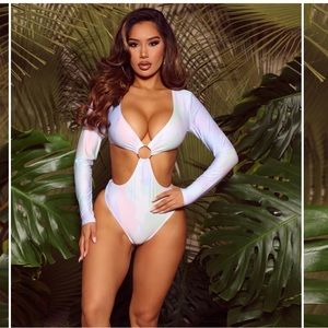 One Piece Swimsuit - Multi Color